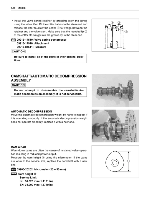 2002-2008 Suzuki LT-Z400 QuadSport Quad Service Manual