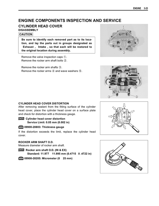 2003-2014 Suzuki LT-Z250 QuadSport Quad Service Manual