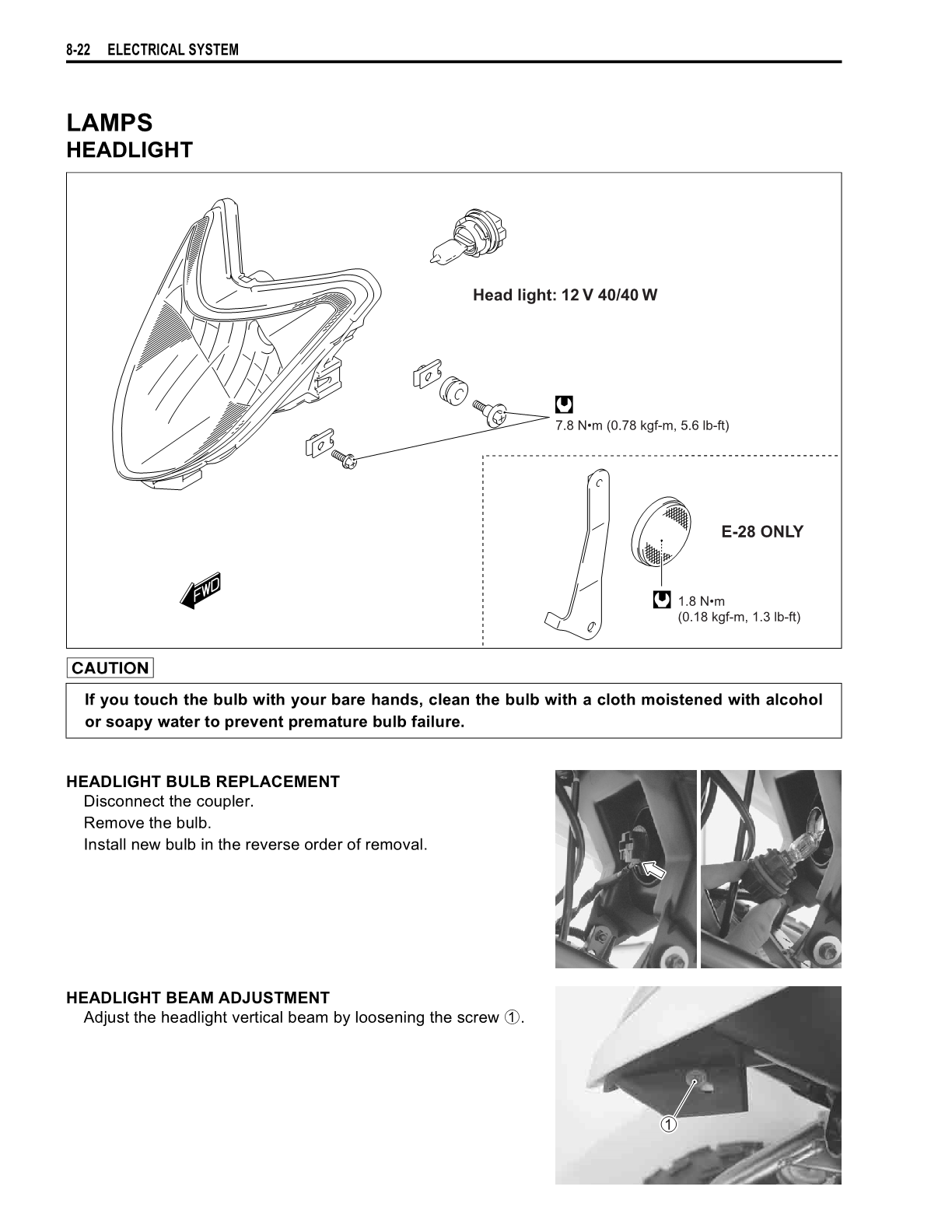 2003-2014 Suzuki LT-Z250 QuadSport Manual de servicio cuádruple