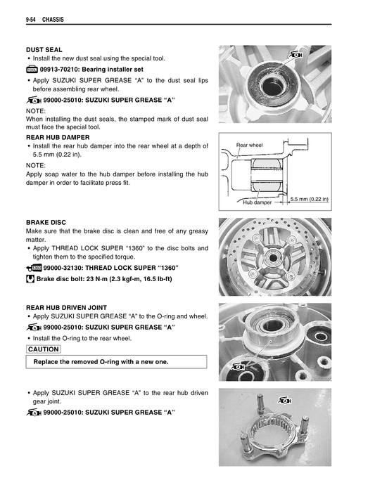 Manual de scooter Burgman 2003-2014 Suzuki AN650