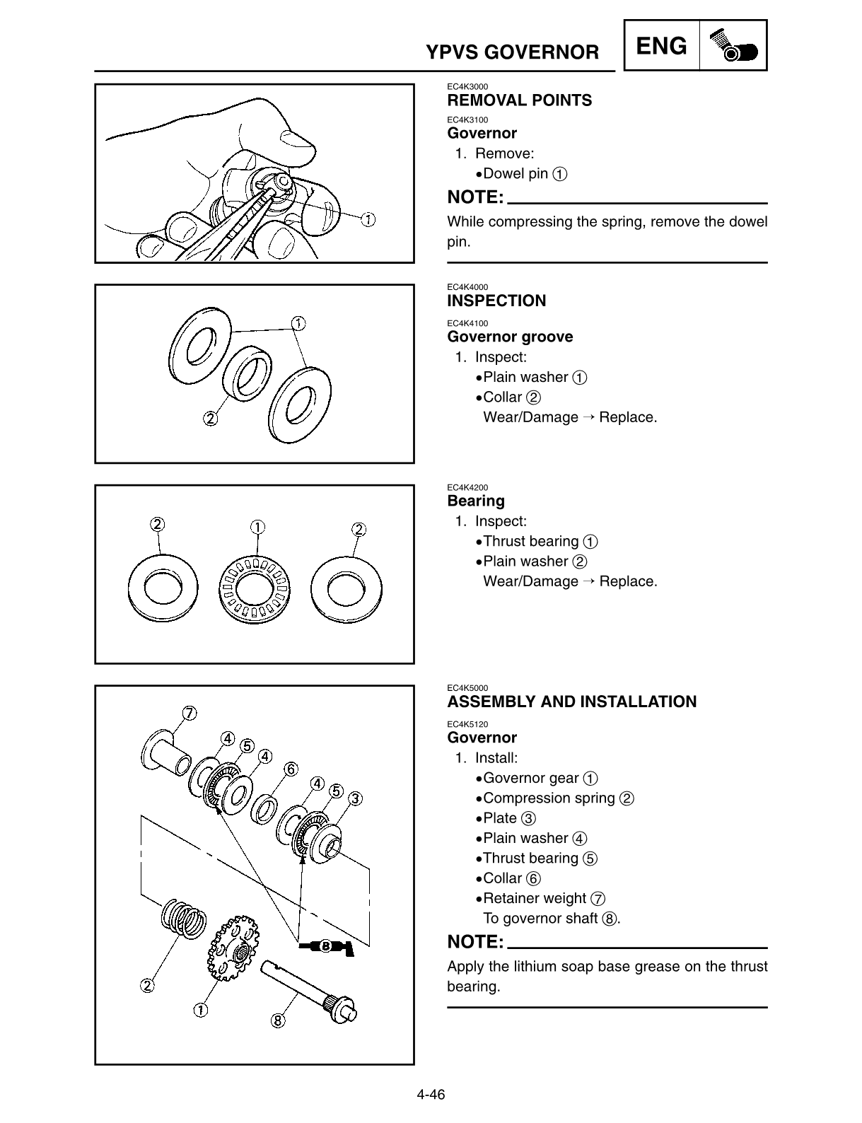 2002-2004 Yamaha YZ125 YZ 125 Motocross Service Manual
