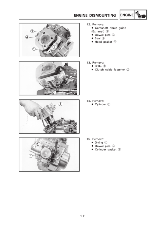 2005-2023 Yamaha TTR230 TTR 230 Manual de servicio de motocross