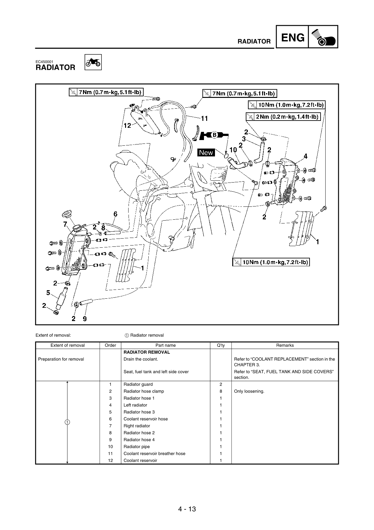 2006 Yamaha WR250F Enduro Manual de servicio