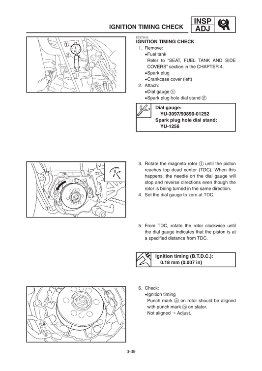 2005-2006 Yamaha YZ250 YZ 250 Manual de servicio de motocross