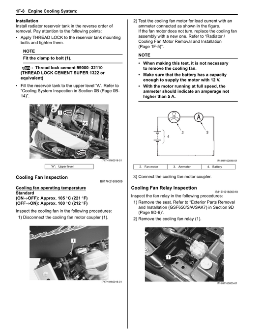 2005-2012 Suzuki GSF650N Unfaired Bandit Manual