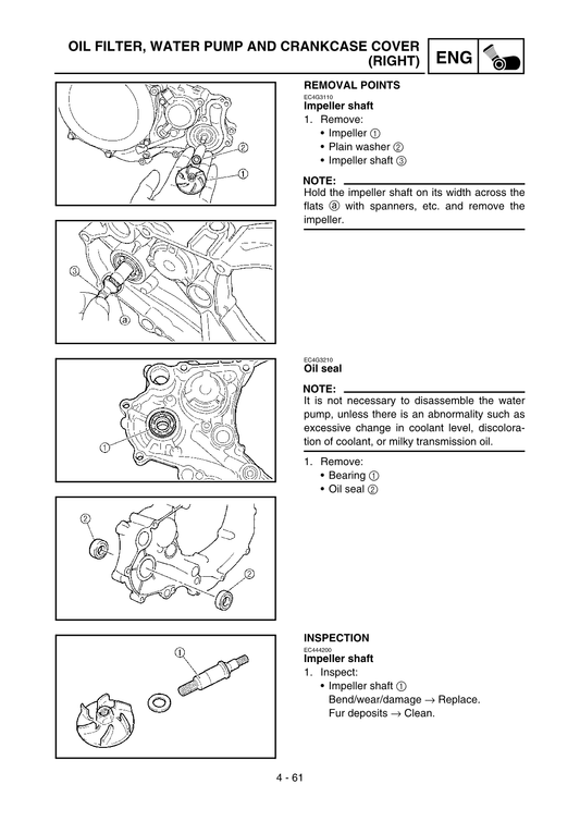 2007-2011 Yamaha WR450F Enduro Service Manual