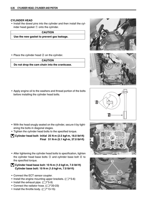 2008-2012 Suzuki RMZ450 RMZ RM-Z 450 Motocross Service Manual