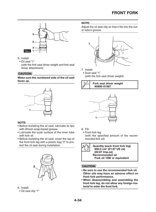 2008-2016 Yamaha XTZ660Z XT660Z Tenere Service Manual