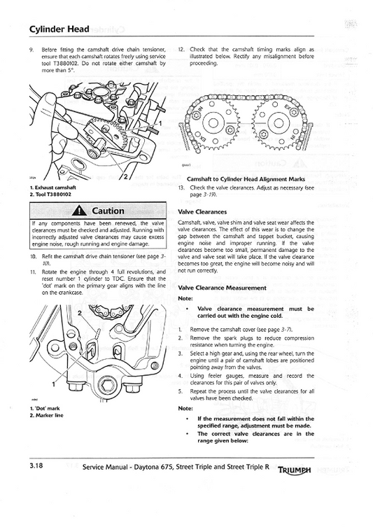 2008-2012 Triumph Street Triple 675 Service Manual