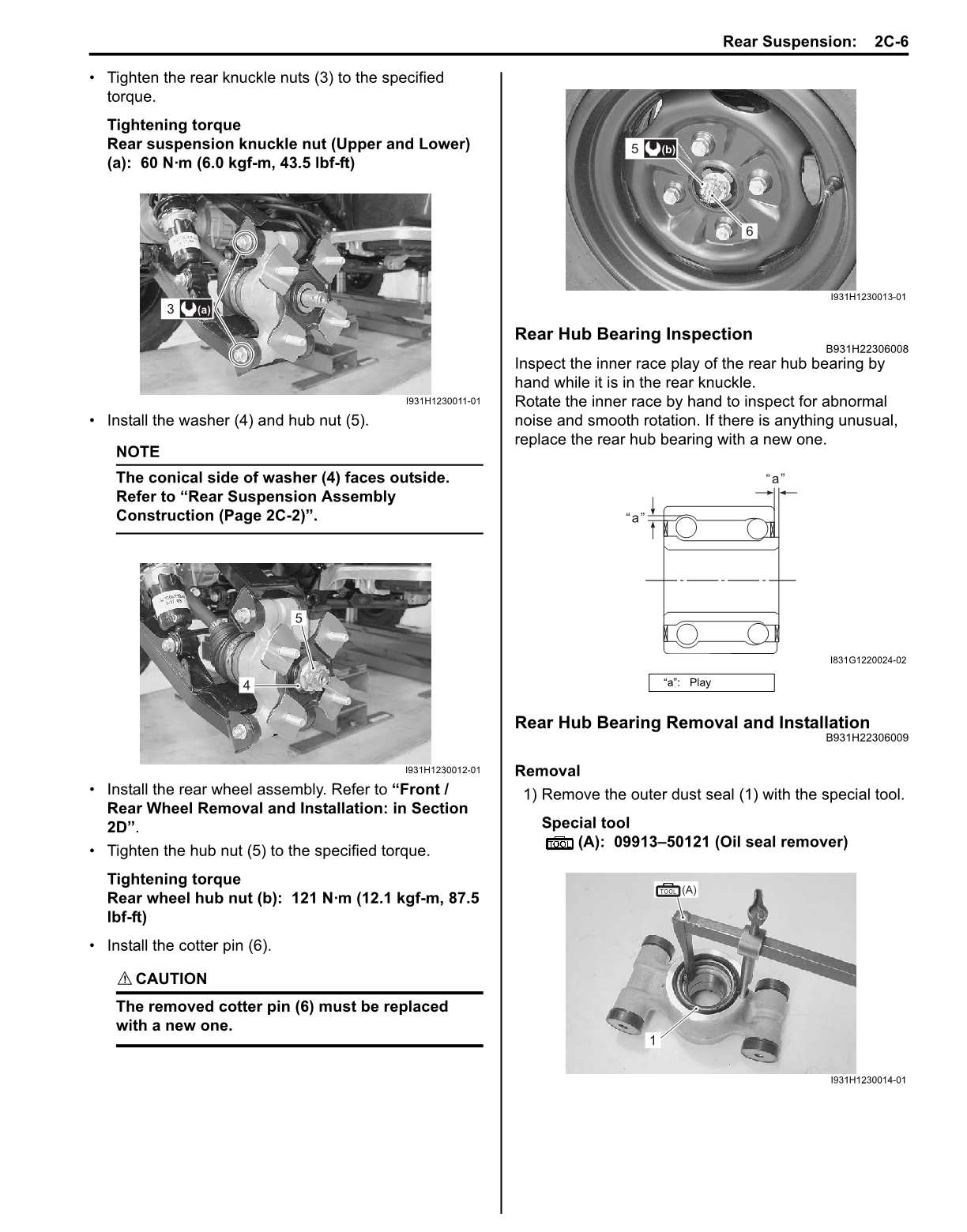 2009-2014 Suzuki LT-A500 KingQuad Quad Service Manual
