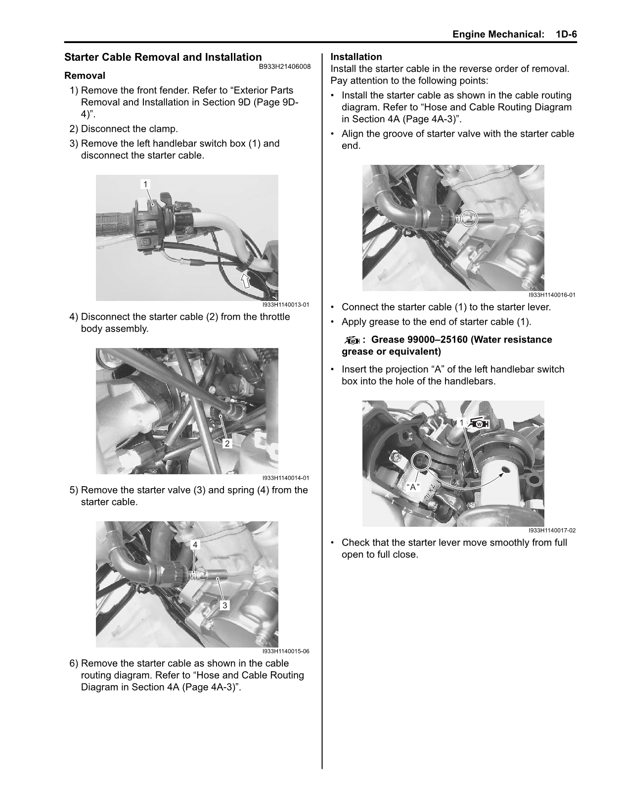 2009-2018 Suzuki LT-Z400 QuadSport Quad Service Manual