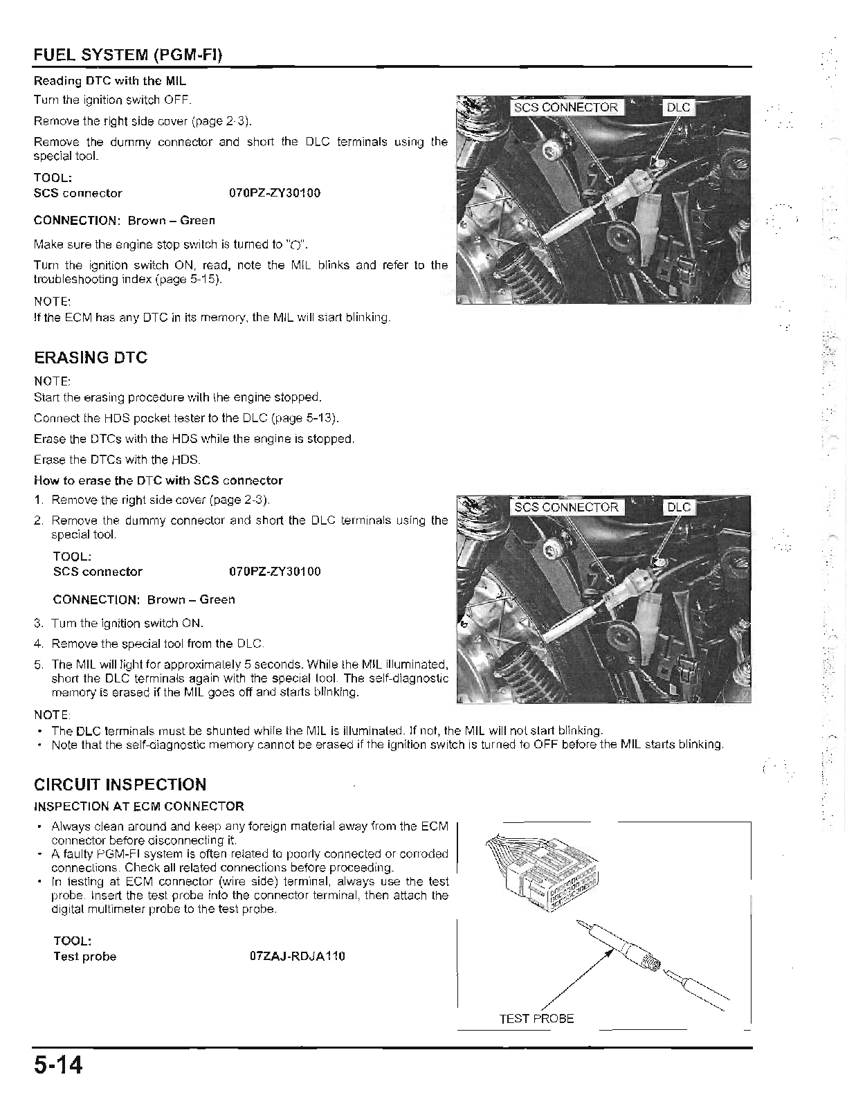 2010 to 2013 Honda VT750 VT750RS RS Shadow Cruiser V-Twin Manual
