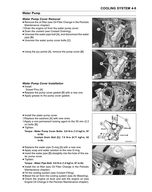 2009-2010 Kawasaki KX250F KXF250 Service Manual