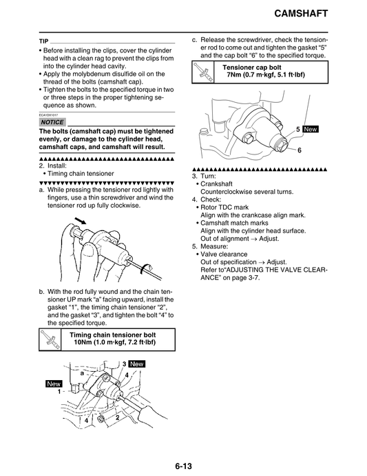 2012-2015 Yamaha WR450F Enduro Service Manual