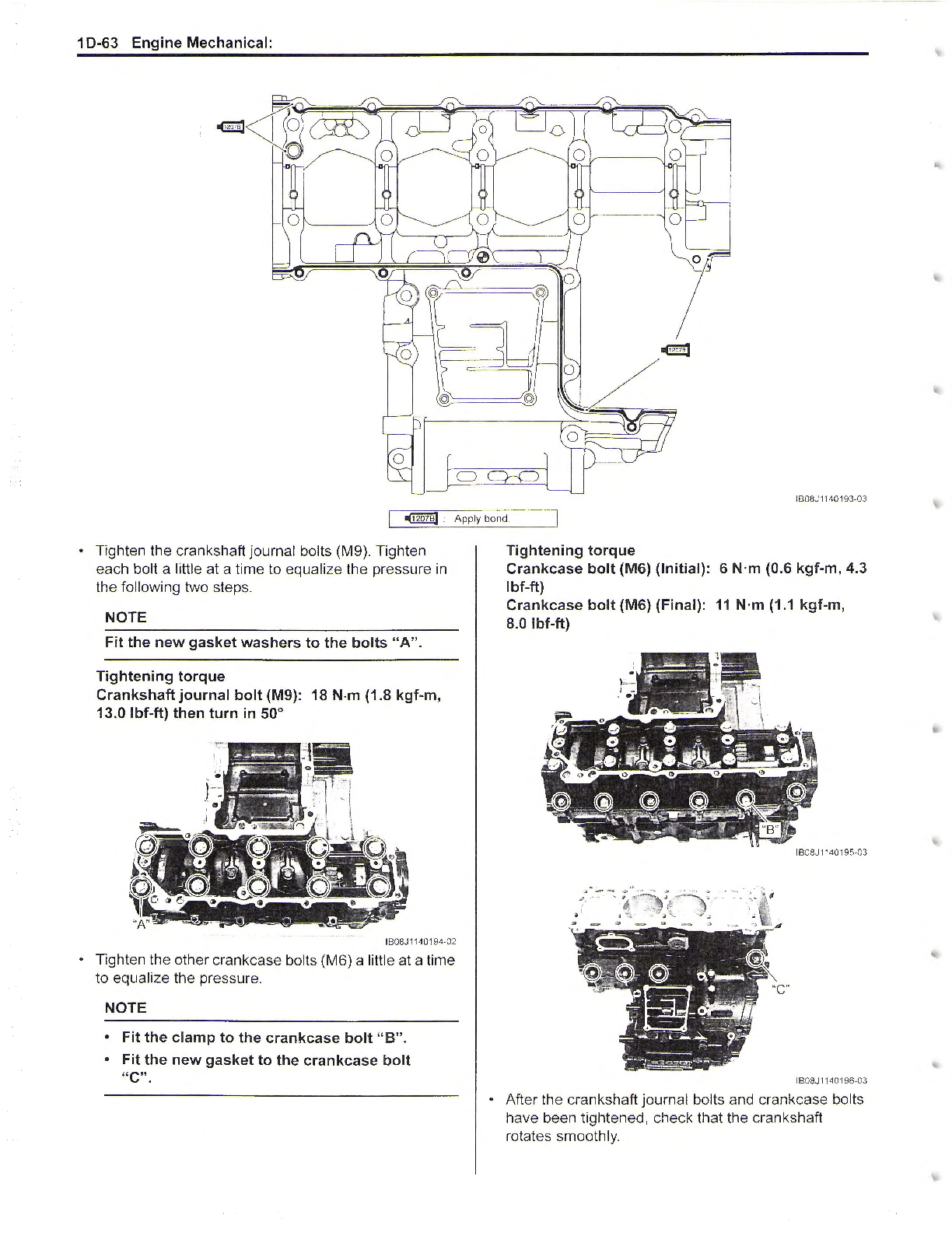 2015-2016 Suzuki GSXS750 GSX-S 750 Servicehandbuch