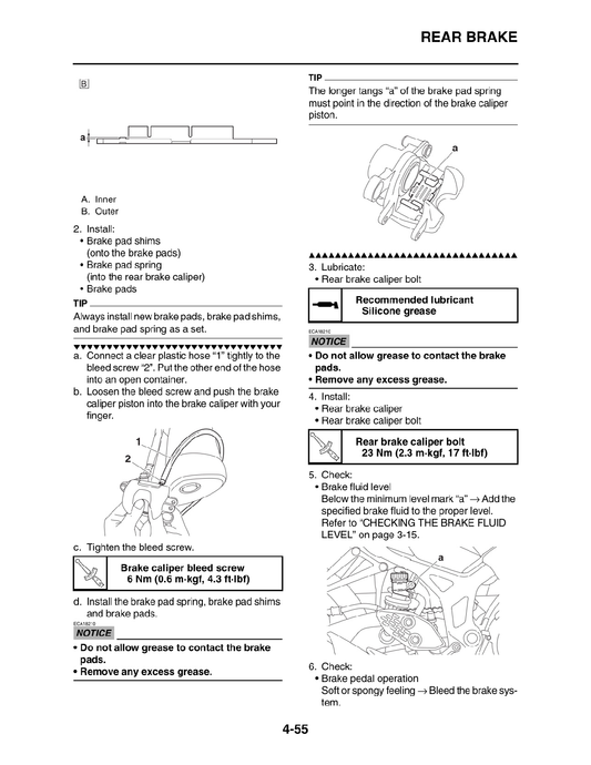 Manual de servicio Yamaha YZF-R3 R3 2015-2017