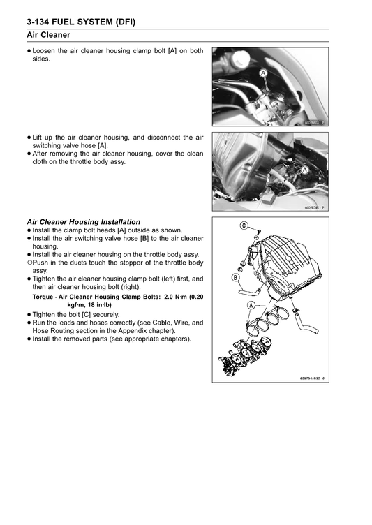 2017-2019 Kawasaki Z1000SX Z1000 Ninja 1000 SX Service Manual