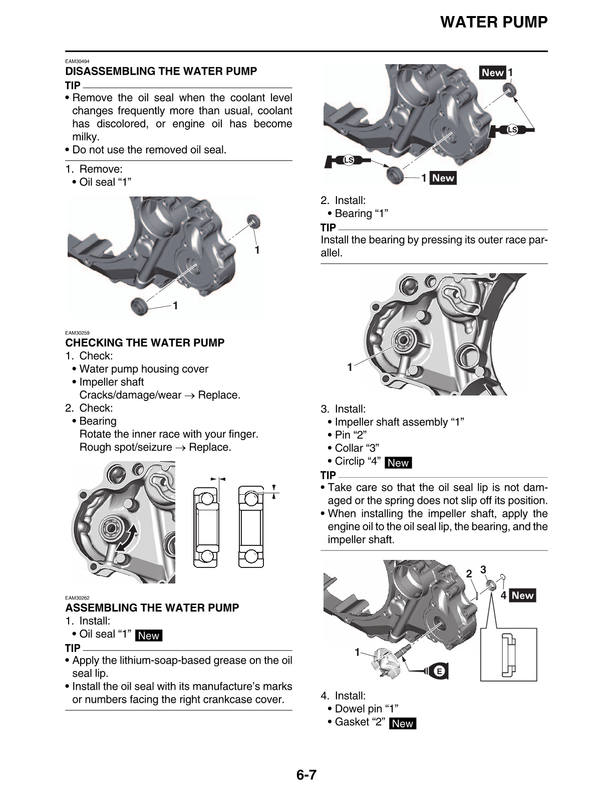 2021-2023 Yamaha YZ450FX Motocross Service Manual
