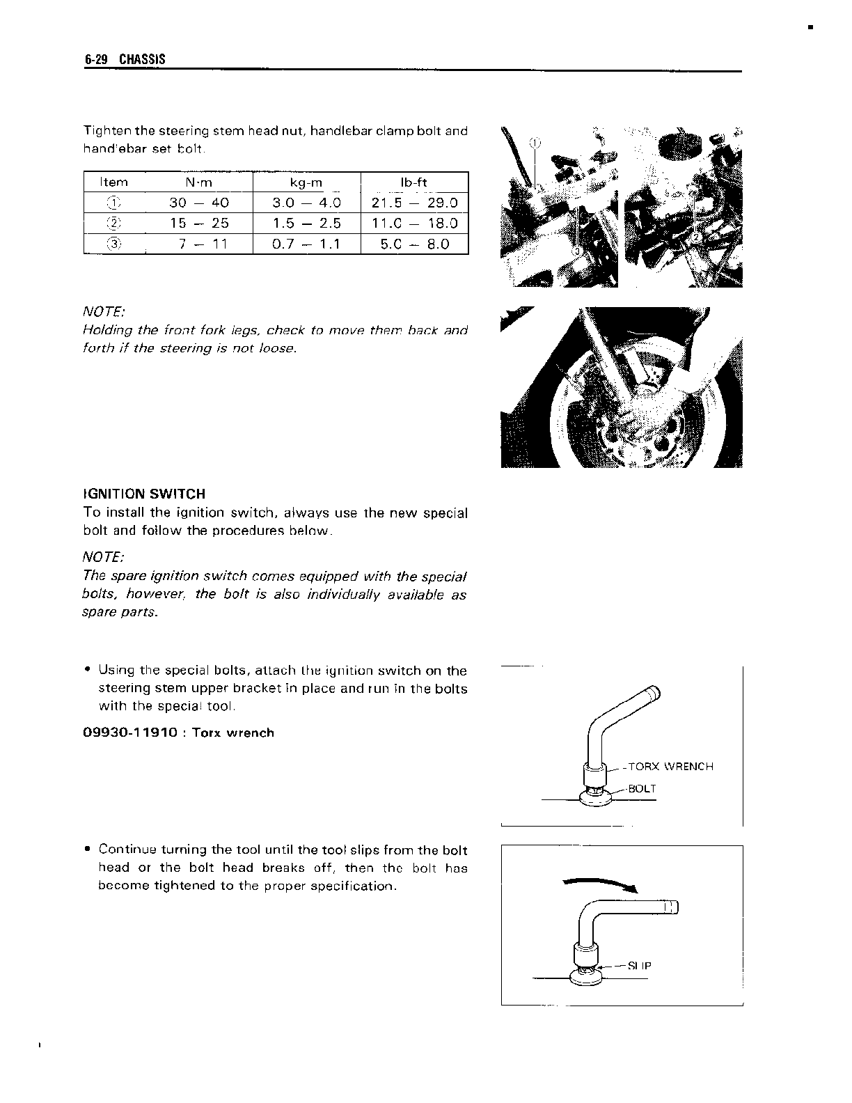 1988-1991 Suzuki GSXR750 GSX-R 750 JKLM Manual