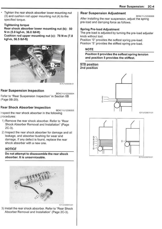 2012-2016 Suzuki DL650 V-Strom Manual