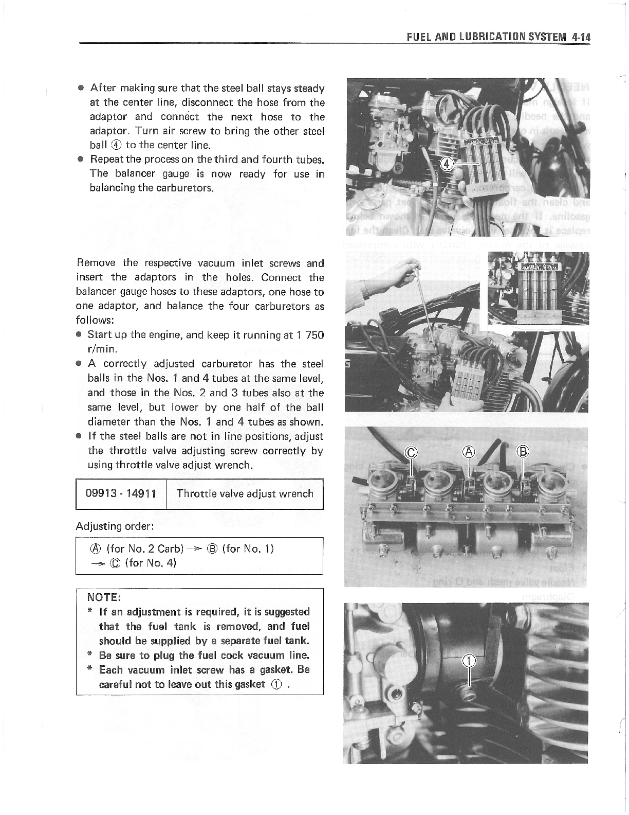 1981-1983 Suzuki GS650GL GS 650GL Manual de servicio/taller