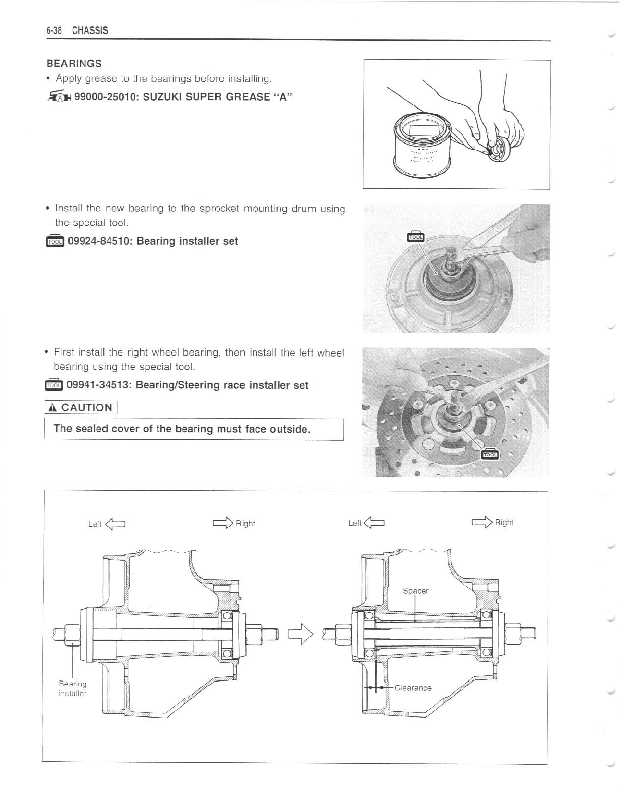 2000-2003 Suzuki GSXR600 GSX-R 600 K1 K2 K3 Manual