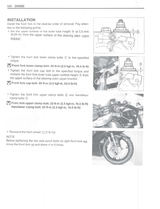 2004-2005 Suzuki GSXR600 GSX-R 600 K4 K5 Manual