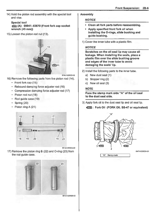 2011-2020 Suzuki GSXR600 GSX-R 600 Service Manual