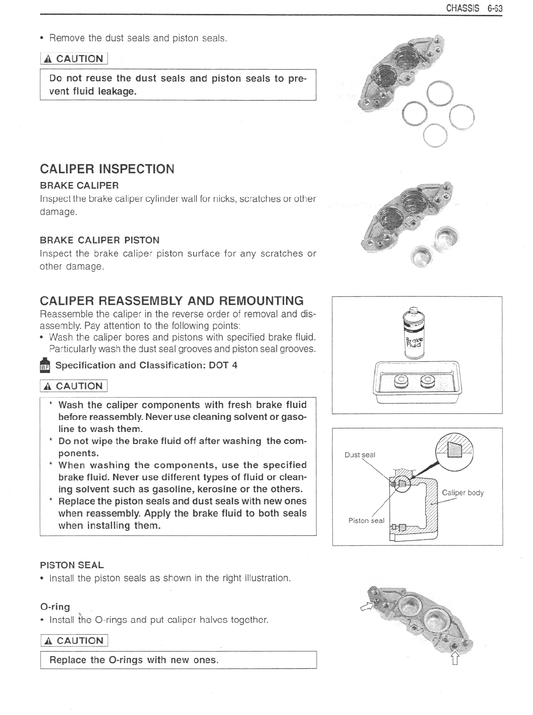2000-2003 Suzuki GSXR750 GSX-R 750 Y K1 K2 K3 Manual