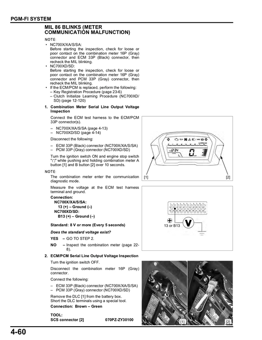 2011-2015 Honda NC700X NC700 X Twin Manual