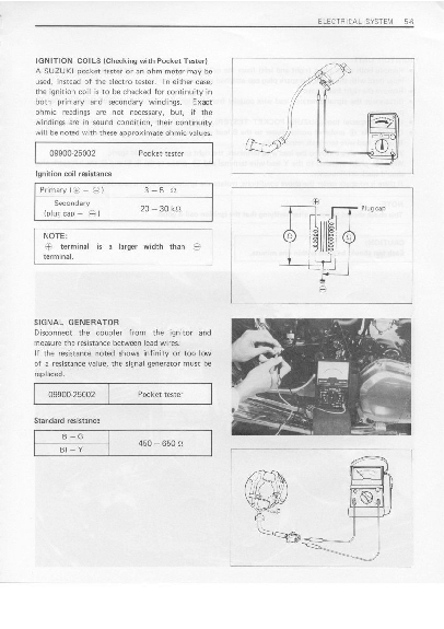 1983-1989 Suzuki GR650 GR 650 Tempter Manual de servicio