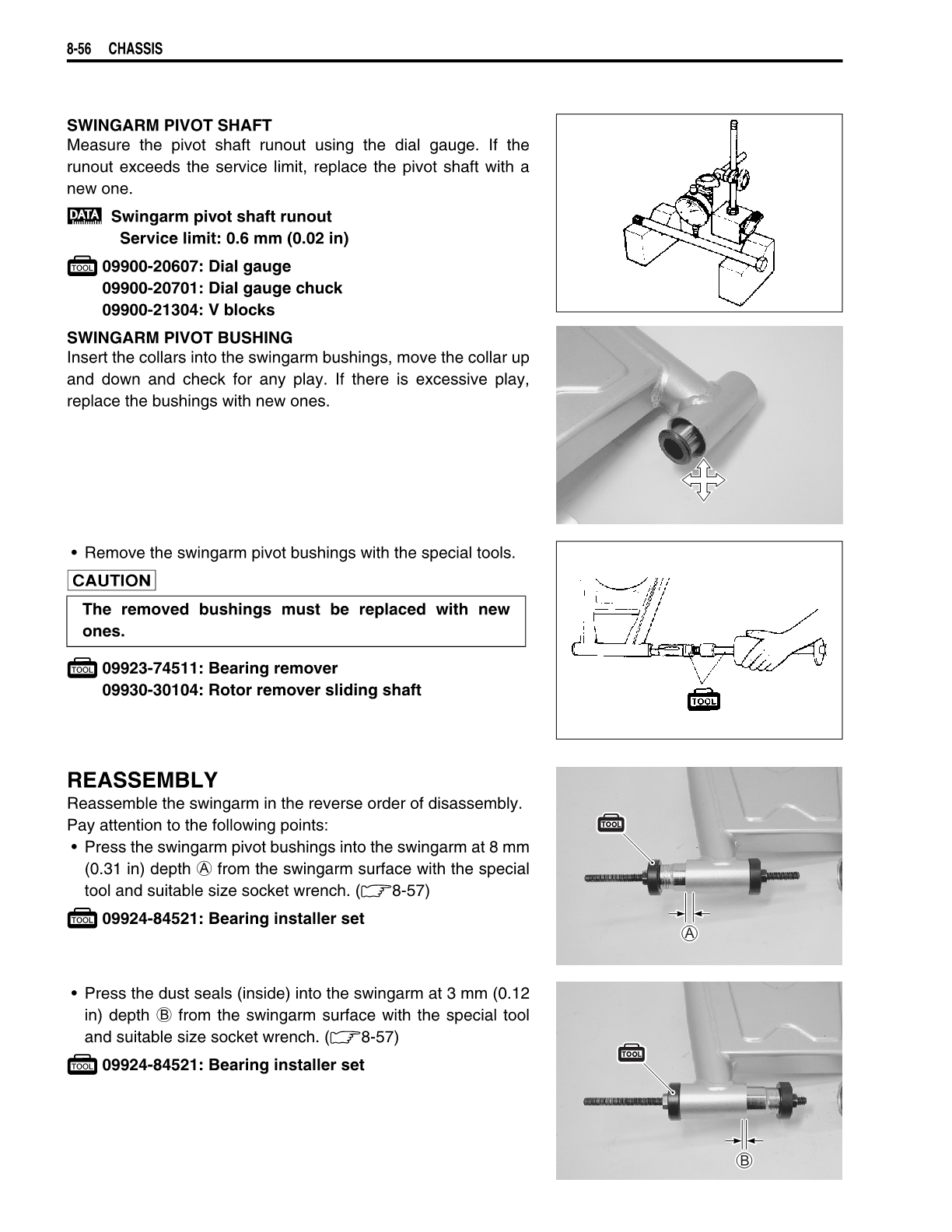 Manual de servicio Suzuki TU250X 2004-2020