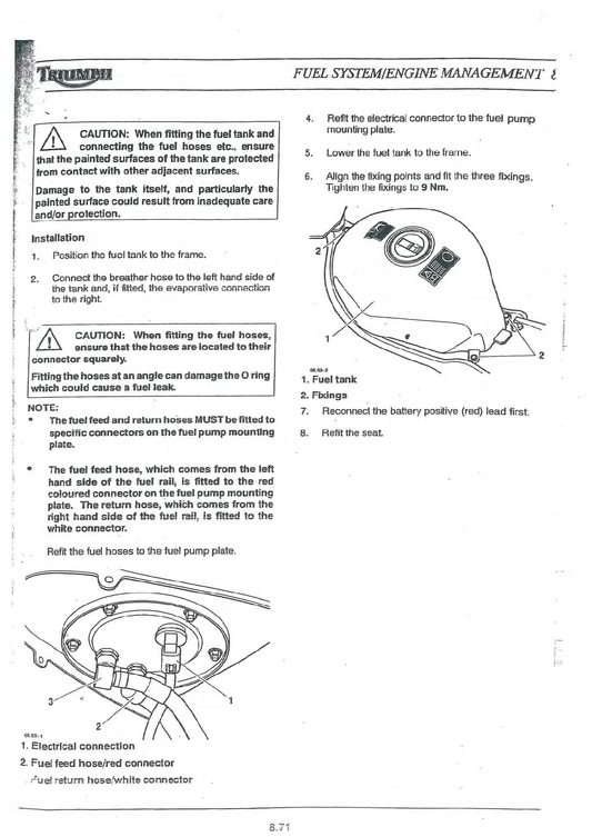 2000-2003 Triumph TT600 Service Manual