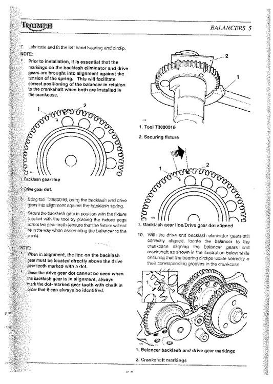 2001-2006 Triumph Tiger 955i Triple Service Manual