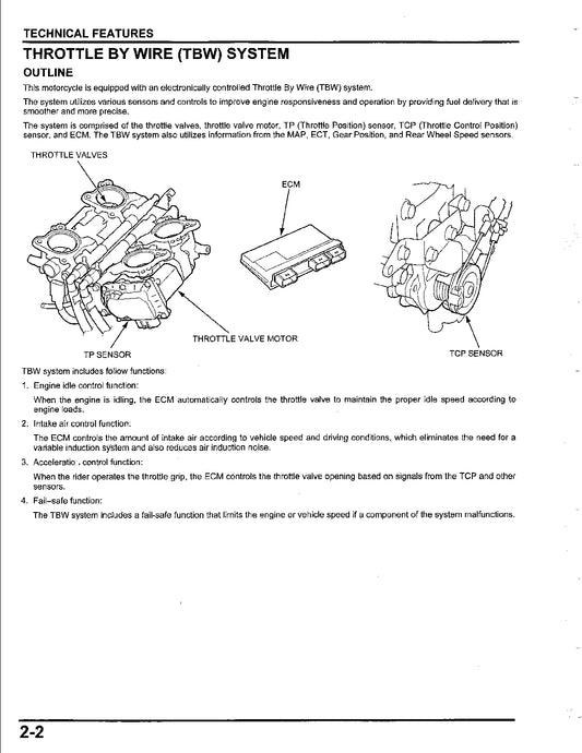 2010on Honda VFR1200F DCT ABS Service Manual
