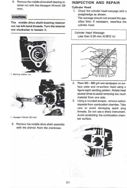 1984-1986 Yamaha YT60 Tri-Zinger Service Manual