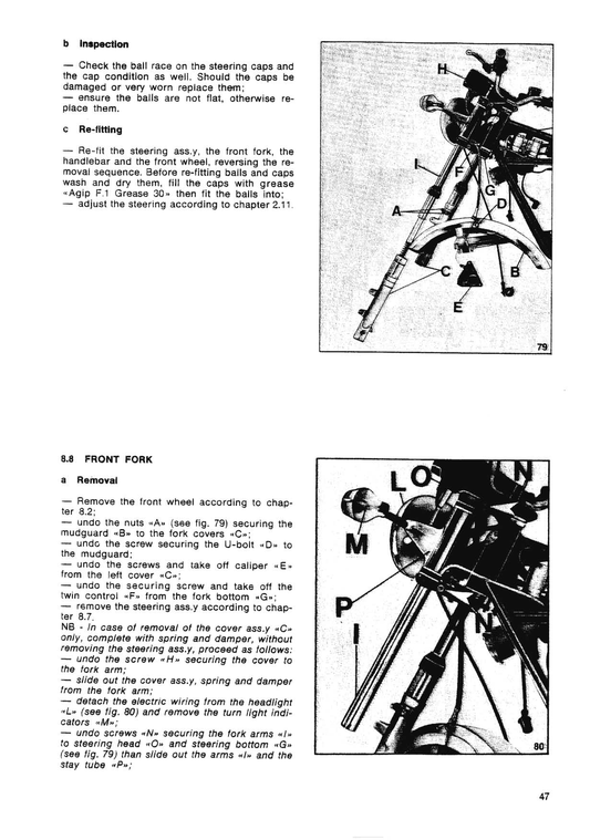 1980-1985 Benelli 125 2C Service Manual