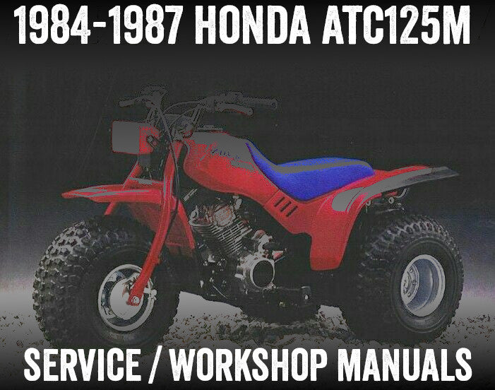 Manual de triciclo Honda ATC125M 1984-1985