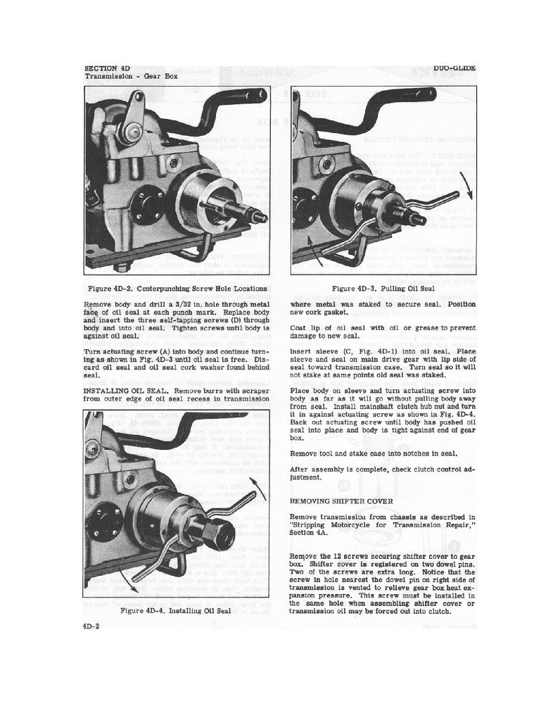 1959-1969 Harley Davidson FL Electra Glide Manual de servicio