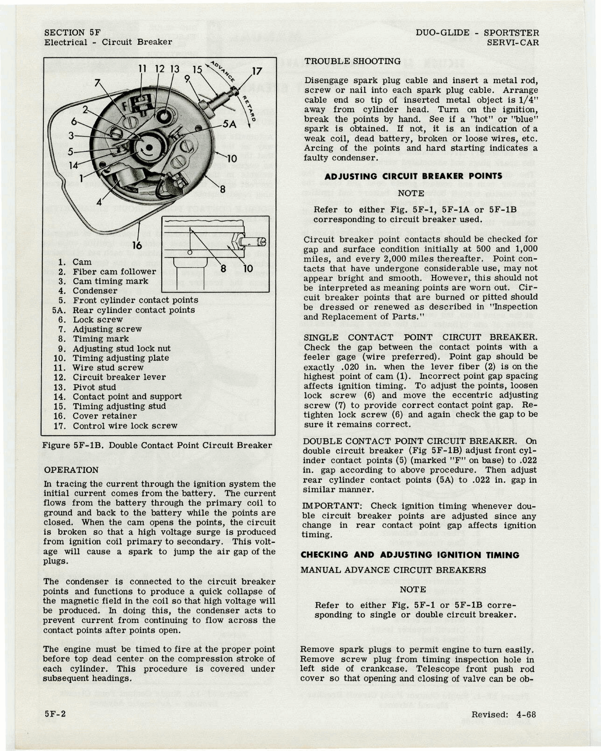 1959-1969 Harley Davidson XLCH Sportster Service Manual