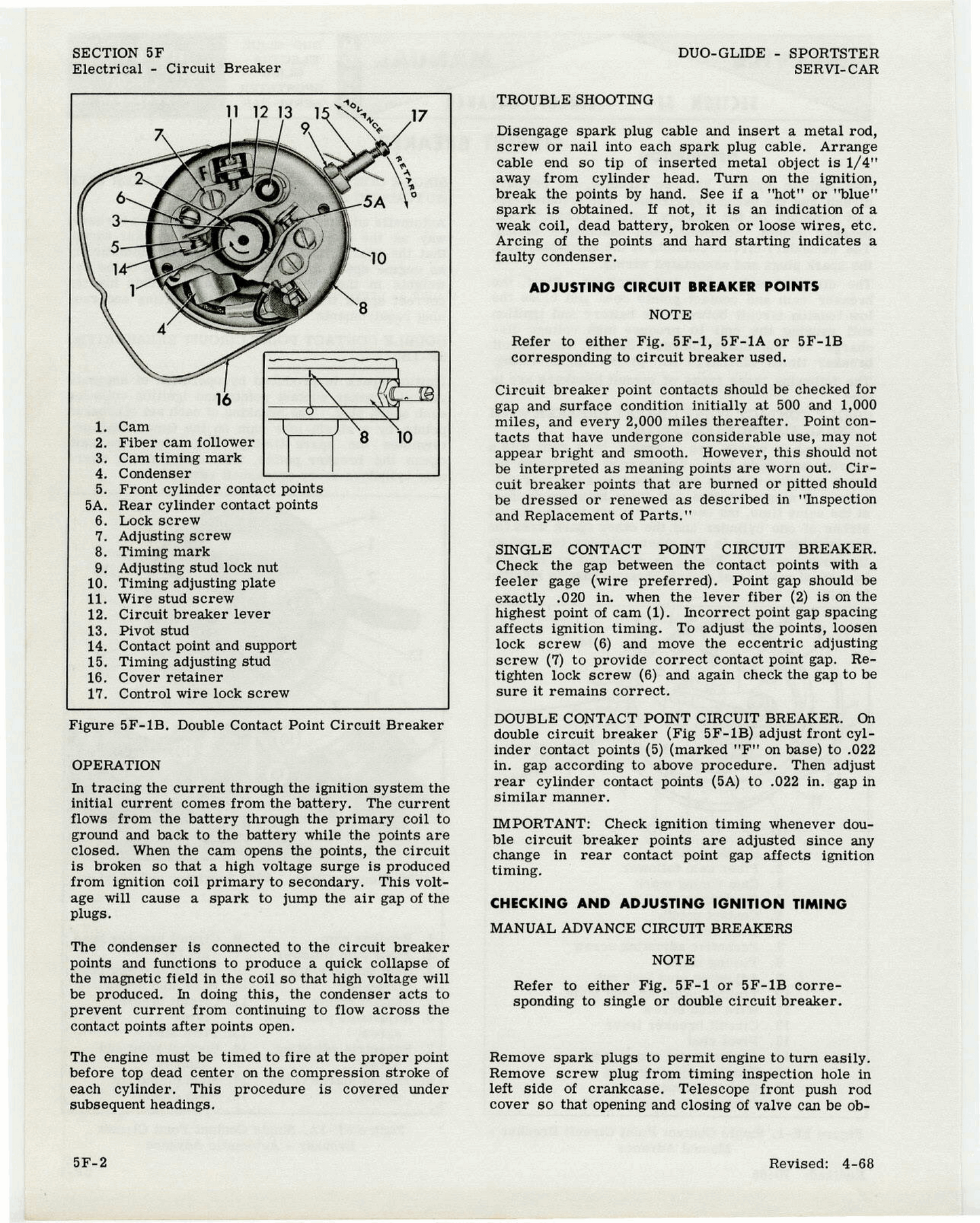 1959-1969 Harley Davidson XLH Sportster Service Manual