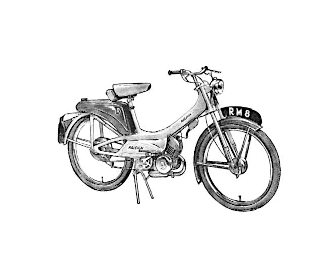 1969-1977 Honda PS50 Manual de scooter ciclomotor deportivo