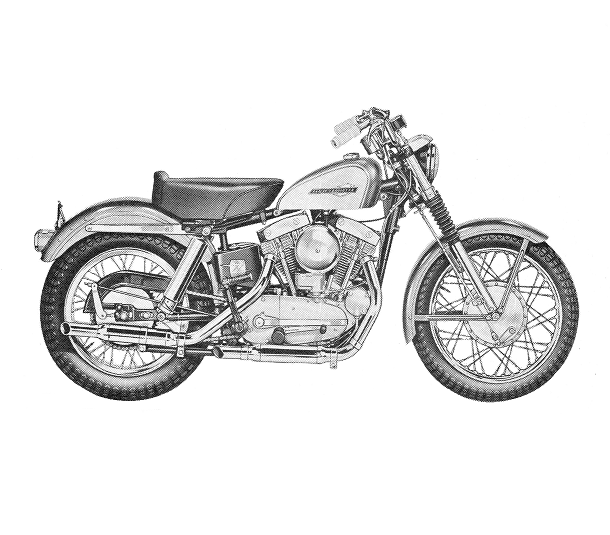 1959-1969 Harley Davidson XLCH Sportster Manual de servicio