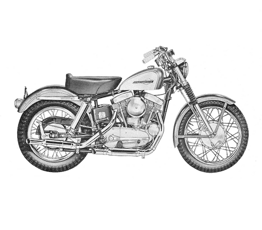 1959-1969 Harley Davidson XLCH Sportster Service Manual