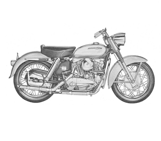 1959-1969 Harley Davidson XLH Sportster Service Manual