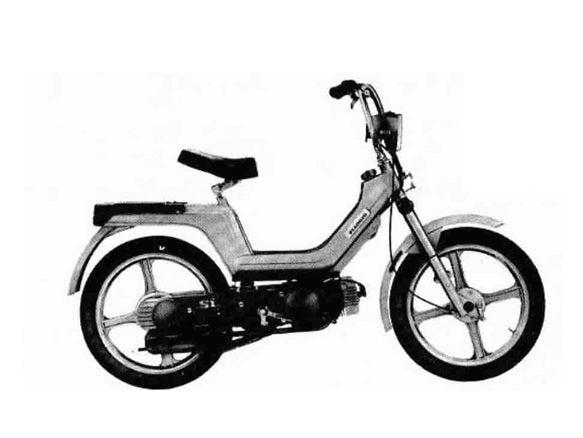 1967 on Vespa Si 50 50cc Scooter Service Manual
