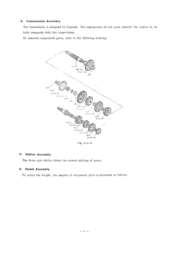 1969-1971 Yamaha F5 Moped Service Manual