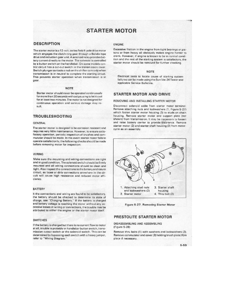 1970-1978 Harley Davidson FL Electra Glide Service Manual