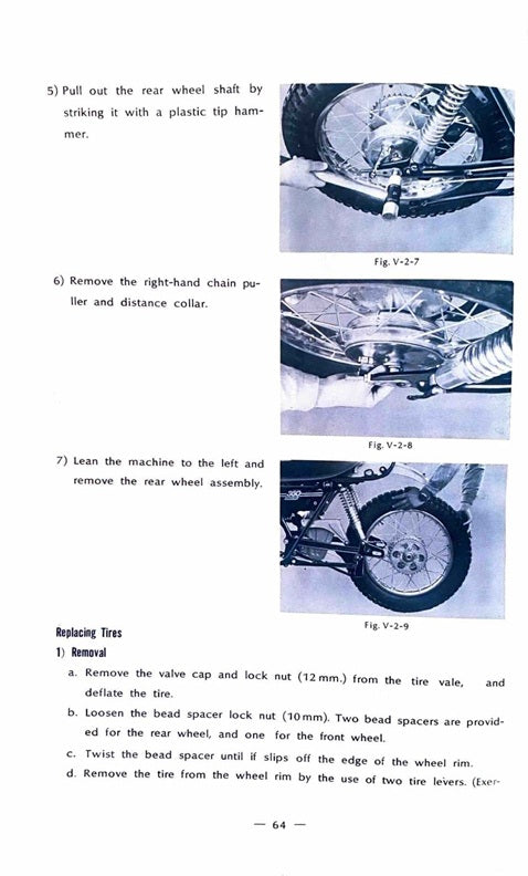 1971 Yamaha RT1B 360 Service Manual