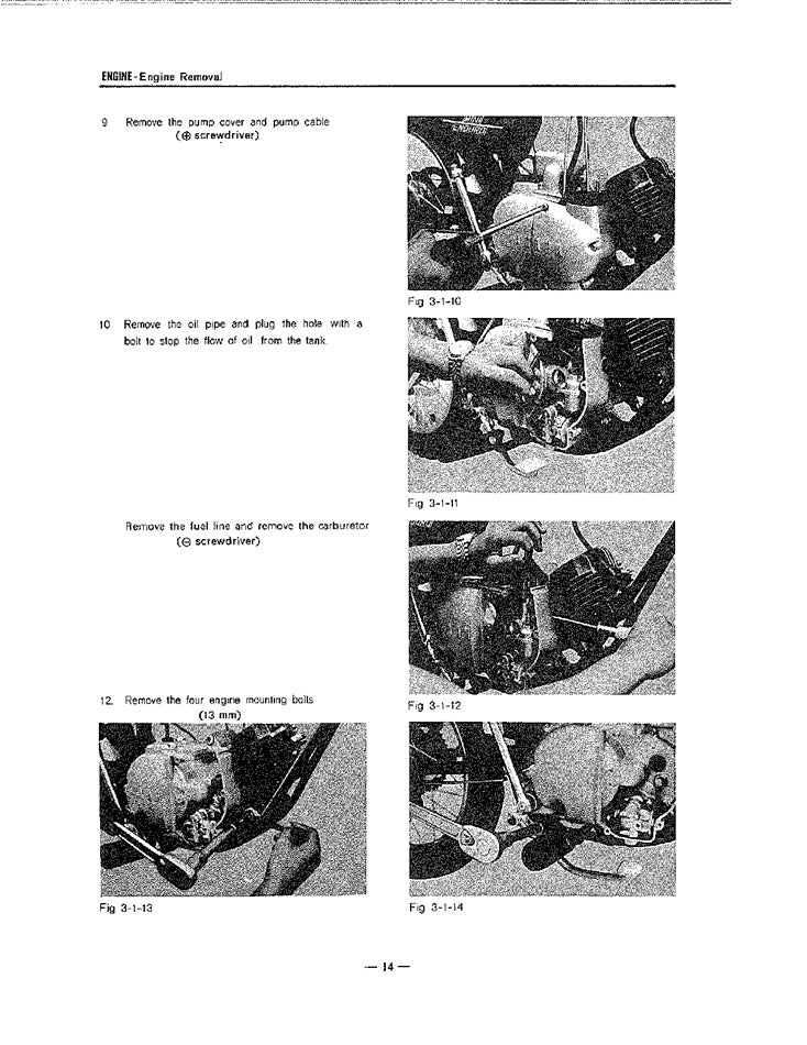 1971-1972 Yamaha JT1 JT-1 60 Service Manual